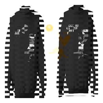 フェレット バスケットボール ボール スポーツ スウェットシャツ - Kawaiitshirt