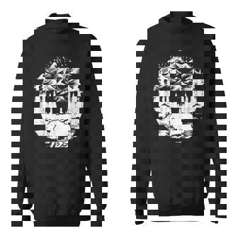 フォレストマウンテンの面白いスクオンク 星 Cryptid 内向性 スウェットシャツ - Kawaiitshirt