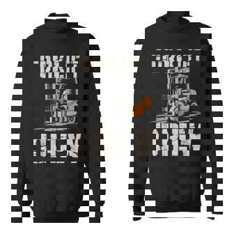 フォークリフト クルー ヴィンテージ 倉庫 作業員 倉庫 スウェットシャツ - Kawaiitshirt