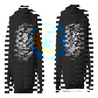 フクロウ 月 夜 星 スウェットシャツ - Kawaiitshirt