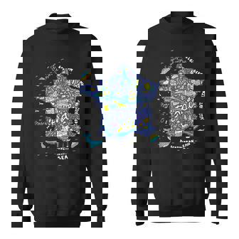 フランス 地図 ヨーロッパ パリ ツアー エッフェル フランス バケーション お土産 スウェットシャツ - Kawaiitshirt
