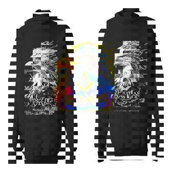フリーメイソンs&C「マイティカラーイーグル」と書かれたフリーメイソンのシンボル。 スウェットシャツ - Kawaiitshirt