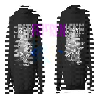 フリーレンと一緒にネモフィラの花園でくつろぐ時間。 スウェットシャツ - Kawaiitshirt