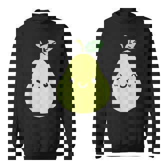 フルーツ 梨 小さなミニマリストのシンプルな梨 スウェットシャツ - Kawaiitshirt