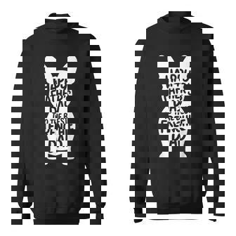 フレンチブルドッグ お父さん Happy 父の日 フレンチギフト スウェットシャツ - Kawaiitshirt