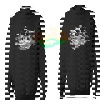 フレンチブルドッグ 犬 麻雀 面白いtシャツ メンズ おもしろ 面白い 服 おもしろグッズ ネタ 雀士 スウェットシャツ - Kawaiitshirt