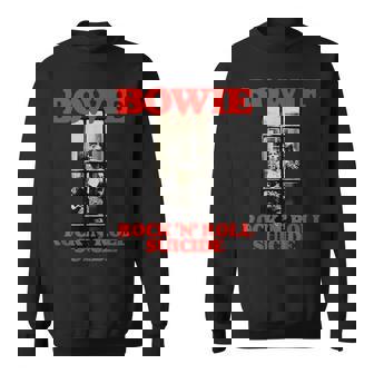 ブライアン・ウォードによるデヴィッド・ボウイ・ロックンロール自殺写真 スウェットシャツ - Kawaiitshirt