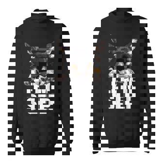 ブラック&タン チワワ Let Meleep Dog Chiwawa Lover スウェットシャツ - Kawaiitshirt