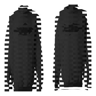 ブラックトラウトフィッシュ スウェットシャツ - Kawaiitshirt
