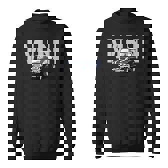 ブリティッシュクラシック スポーツカー ブルー ミニ スウェットシャツ - Kawaiitshirt