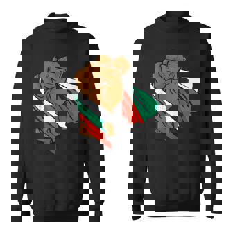 ブルガリア 国旗 パワーハンドフィスト ブルガリアルーツ ブルガリアプライド スウェットシャツ - Kawaiitshirt