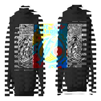 ブルーイワシ 和風メンフィススタイル スウェットシャツ - Kawaiitshirt