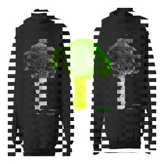 ブロッコリー 大 写真 & 文字 Broccoli Big Photo & Text スウェットシャツ - Kawaiitshirt