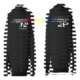 プラウドアライlgbtゲイ平等lgbtqプライドパンセクシャルパンフラッグ スウェットシャツ - Kawaiitshirt