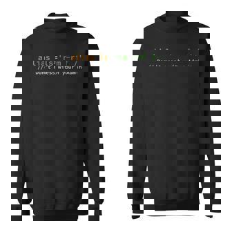 プログラムプログラミングテクノロジー ソフトウェアスクリプト Html ネットワーク スウェットシャツ - Kawaiitshirt