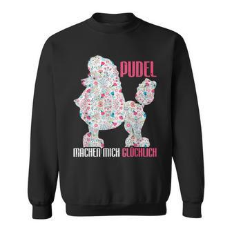 プードル メイクミーハッピー ヴィンテージ プードル スウェットシャツ - Kawaiitshirt