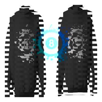 プール ビリヤード プレーヤー エイトボール シンプル プール スウェットシャツ - Kawaiitshirt