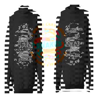 ヘビのお世話 面白い スウェットシャツ - Kawaiitshirt
