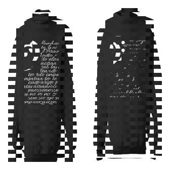 ヘ音記号 音符 音楽 楽譜 音楽用語 音楽雑貨 シンプル スウェットシャツ - Kawaiitshirt