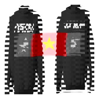 ベトナム国旗 ホリデー ビンテージ グランジ ベトナム国旗 スウェットシャツ - Kawaiitshirt