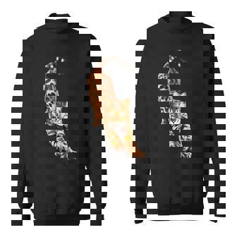 ベンガル猫ストレッチ スウェットシャツ - Kawaiitshirt