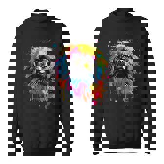 ペキニーズに描かれたペキニーズに描かれたかわいいペキニーズ犬 スウェットシャツ - Kawaiitshirt