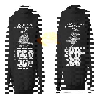 ペットヒョウモントカゲモドキギフト-私は私のヒョウモントカゲモドキが大好きです スウェットシャツ - Kawaiitshirt