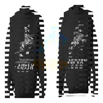 ペンドルトンオレゴン-ロデオ-カウボーイ-ホース スウェットシャツ - Kawaiitshirt