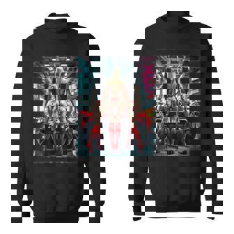 ホットガールオンtシャツ 男性用 セクシーブーティービキニモデル&車 スウェットシャツ - Kawaiitshirt