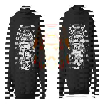 ホピ族アート シャーマン ネイティブ南西アメリカ インディアン スタイル スウェットシャツ - Kawaiitshirt