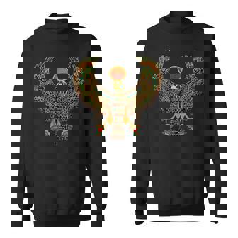 ホルス古代エジプトのファルコン象形文字 スウェットシャツ - Kawaiitshirt