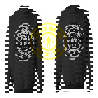 ホームジム アンティーク調ゴールドパロディー 長袖tシャツ スウェットシャツ - Kawaiitshirt