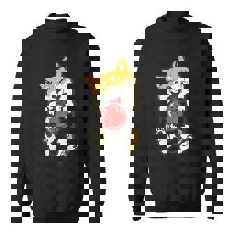 ボウリング 柴犬 犬 ポケット カワイイ ボウラー メンズ レディース キッズ スウェットシャツ - Kawaiitshirt