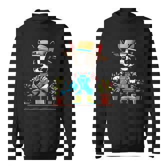 ボストンテリア 水やり 植物 ガーデニング 犬好き スウェットシャツ - Kawaiitshirt