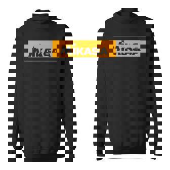 ボックスロゴ オレンジカラー バレーボール スウェットシャツ - Kawaiitshirt