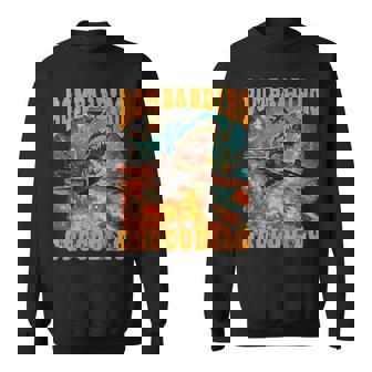 ボンバディロクロコダイルミームクロコダイルファイア-イタリアンブレインロット スウェットシャツ - Kawaiitshirt