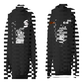 ボンレス犬とボンレス猫 はらぺこ ボンレス猫 スウェットシャツ - Kawaiitshirt