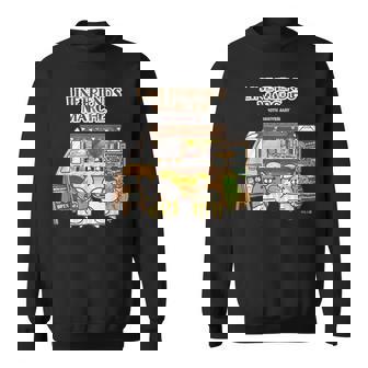 ボンレス犬とボンレス猫 キッチンカーロゴ付 ダークカラー スウェットシャツ - Kawaiitshirt