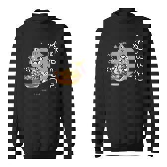 ボンレス犬とボンレス猫 ハフハフ ボンレス猫 スウェットシャツ - Kawaiitshirt