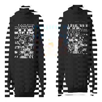 ボーダーコリー 犬 90年代 ブーツレッグ グランジ ラップ グッズスタイル スウェットシャツ - Kawaiitshirt