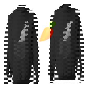 ポケットに入ったニンジン野菜、胸に面白いフルーツニンジン。 スウェットシャツ - Kawaiitshirt