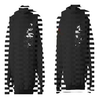 ポケットに入った面白いボーダーコリー ボーダーコリー愛好家に スウェットシャツ - Kawaiitshirt