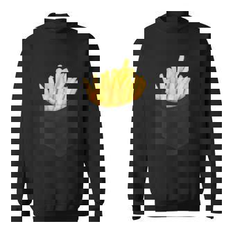 ポケットフライドポテト 胸にチップス フライドポテト スウェットシャツ - Kawaiitshirt