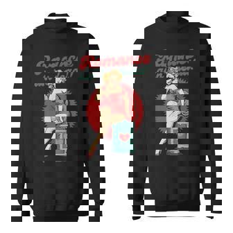 ポップアート ピンナップガール ロマンス Ain't Dead バレンタインシングル スウェットシャツ - Kawaiitshirt