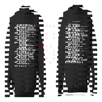 ポーカーハンド チートシートカード カジノゲーム 面白いプレイヤーギフト スウェットシャツ - Kawaiitshirt