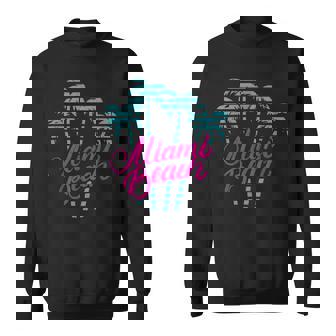 マイアミビーチのバケーションのお土産 80´Sマイアミビーチ スウェットシャツ - Kawaiitshirt