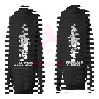 マイメロディ Usデザイン ふりむき スウェットシャツ - Kawaiitshirt