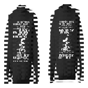 マウンテンバイク Mtb 自転車 雨に乗る おもしろギフト スウェットシャツ - Kawaiitshirt