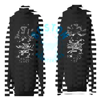 マサチューセッツ州ボストン ブルーカニのデザイン スウェットシャツ - Kawaiitshirt