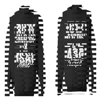 マッサージセラピスト スウェットシャツ - Kawaiitshirt